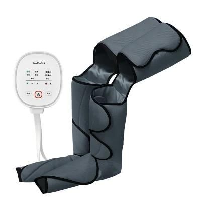 Manual Six Modes Three Intensity Electric Warmer Pulse Vibration Foot Massager Leg Massager with Heat SPA