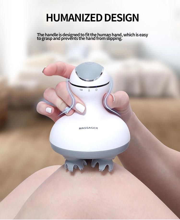 Electric Massage Brush Machine Waterproof Scalp Massager