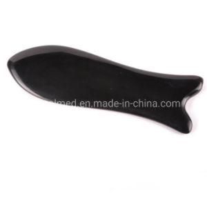 Buffalo Horn Guasha Board with Fish Shaped