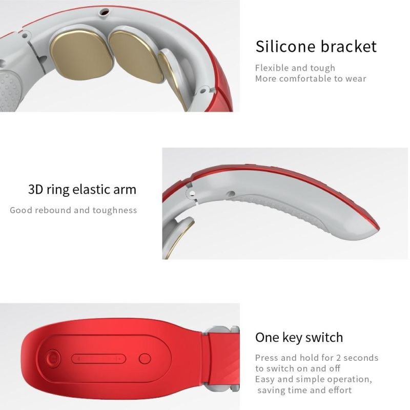 Heating Changing The Current Intensity Eye with Remote Controll Neck Massager