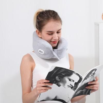 Multifunction Vibration Neck Massage Pillow Electric Neck Support Pillow Better for Travelling