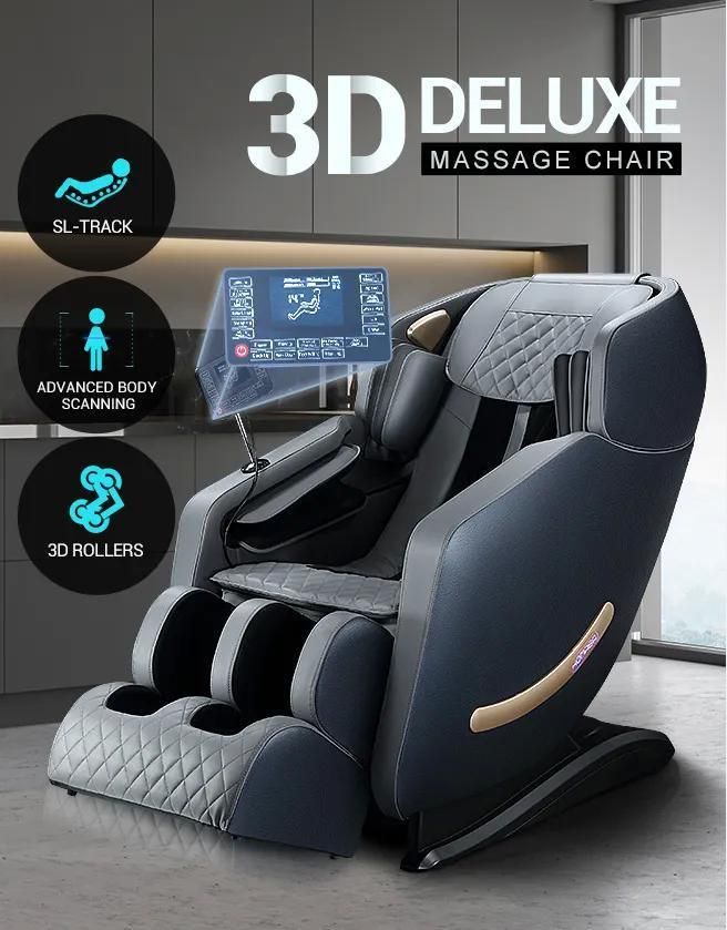 Sauron E300 3D Deluxe Massage Chair SL Track Massage Chair for Body Relaxation