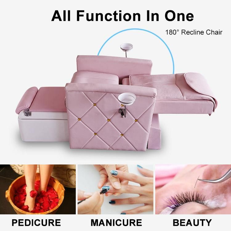 Chinese Manufacturer Mt Medical Best Price Pink Pedicure Chair Set