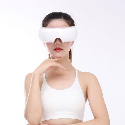 Hezheng Massage with Warm Music Heating Bluetooth Anti Wrinkles Electric Mini Vibrator Treatment Magic Heated Eye Massager