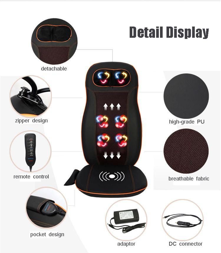 Electric Shiatsu Vibration Chair Massage Cushion