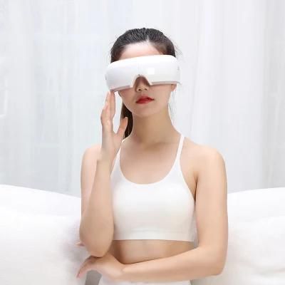 Hezheng Wireless Vibration Eye Massager for Eye Relief Heat Compress Mask with Bluetooth Music