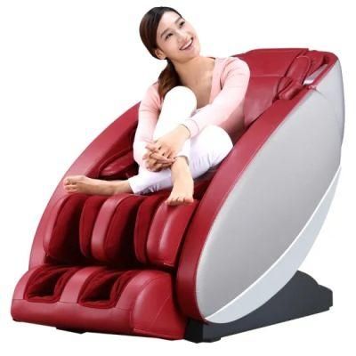 3D PU Leather Electric White Luxury Office Massage Chair