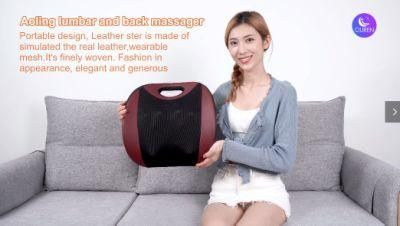3D Portable Best Elcetric Home Body Hot Health Car Lumbar Shiatsu Massage Seat Cushion for Chair Back Massager