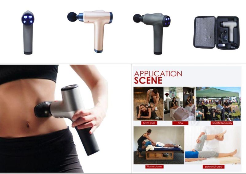 Double Heads Massage Gun - Staggered Percussion Massager - Deep Tissue Massage Muscles and Relieve Neck Pain