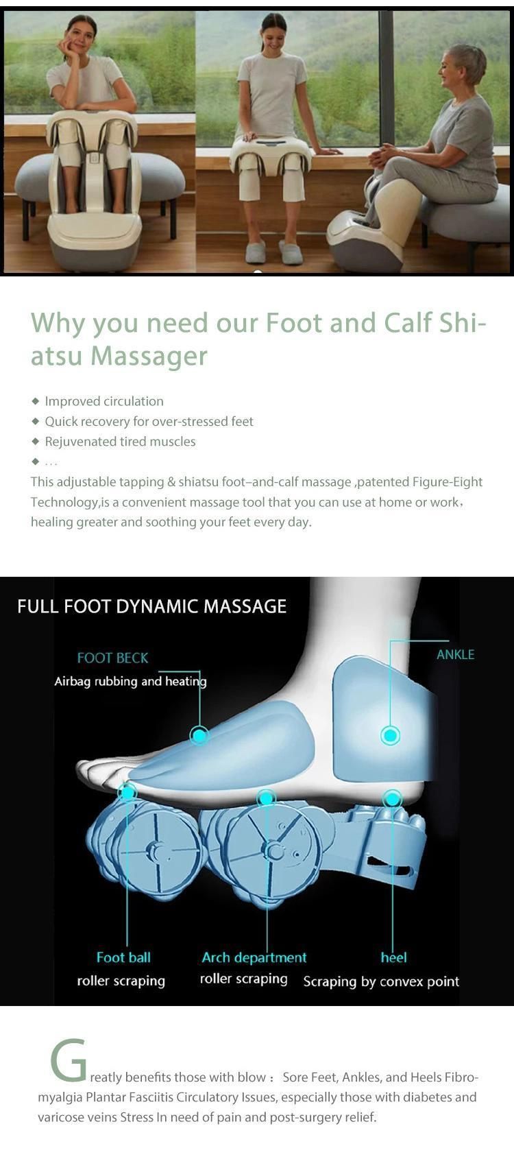High Quality Blood Circulation Electric Vibrating Leg Foot Massage