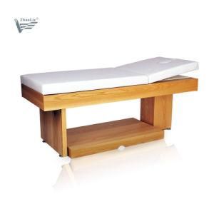 SPA Salon Furniture Wood Massage Bed, Wood Beauty Bed, Facial Bed (D11)