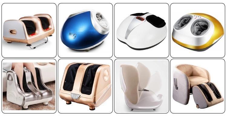 Luxury Blood Circulation Airbags Kneading Roller Electric Shiatsu Thermal Foot Massager with Remote Control
