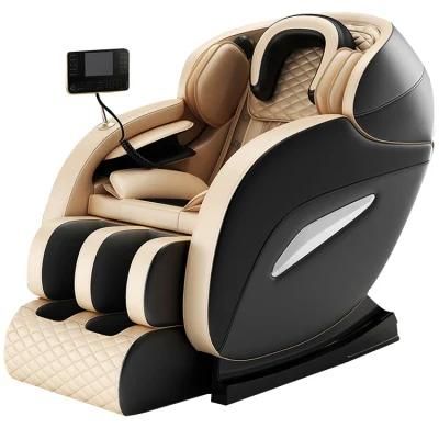 Beige and Gold Massage Chair, 3 Massage Chair in 1