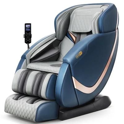 Deluxe Full Body Music Massage Chair with L Shape Curve Rail
