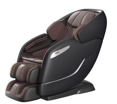 Space Capsule Electric Air Compression SL Shape Massage Chair 4D Zero Gravity with Thai Stretch