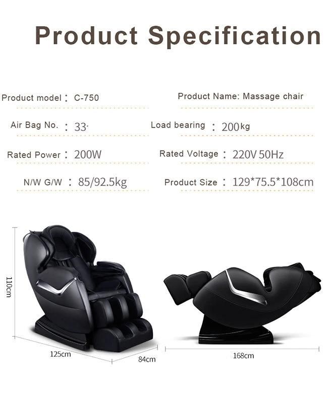 Zero Gravity Full Bady Air Pressure Back Massage Chair