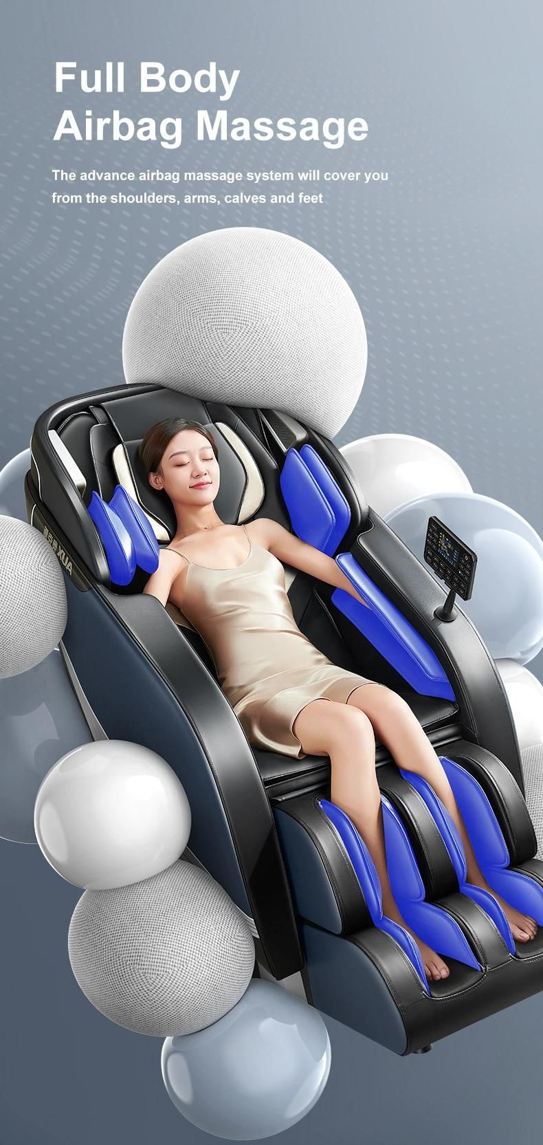 OEM ODM Masaj Chair 4D Zero Gravity Luxury Message Chairs High Quality SL Track Massagechair Voice Control 4D Ai Smart Massage Chair