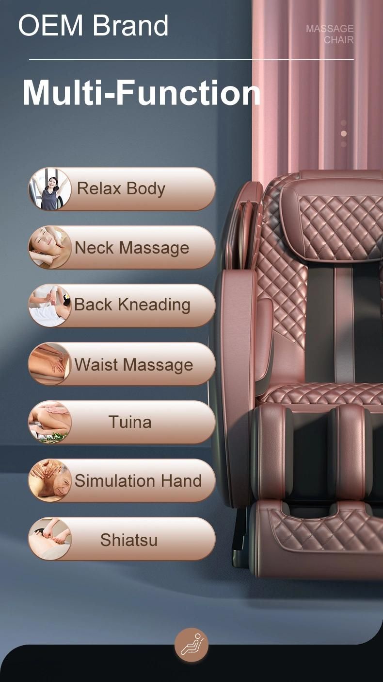 Full Body 4D Zero Gravity Electric Price Leather Parts Luxury Portable Recliner Machine Foot Massage Chair