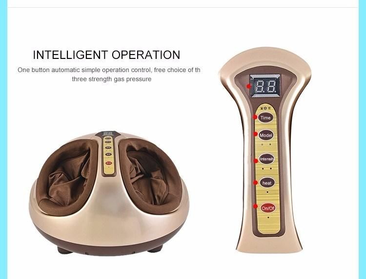 Fashionable 3D Air Pressure Foot Massager Machine Electric Roller Foot Massager Kneading Foot Massager with Heating