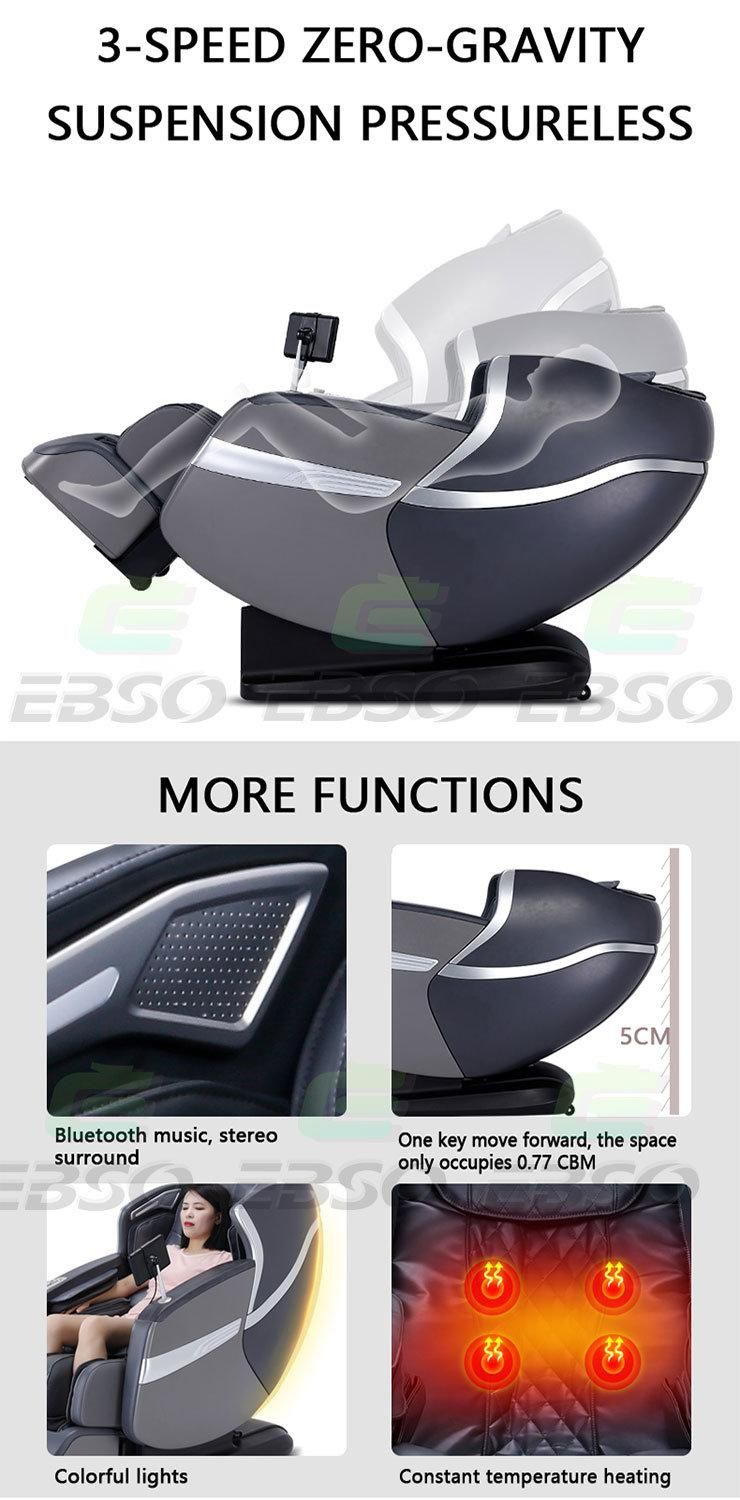 3D Luxury Electric 4D Zero Gravity Full Body Shiatsu Recliner Massage Chair