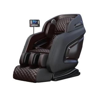 4D Zero Gravity Deep Fascia Massage SL Shape Track Neck Back Foot Full Body Massage Chair