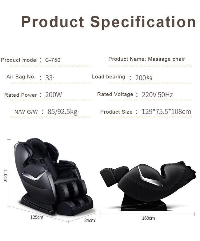 3D Home Massage Chair with Wireless Bluetooth