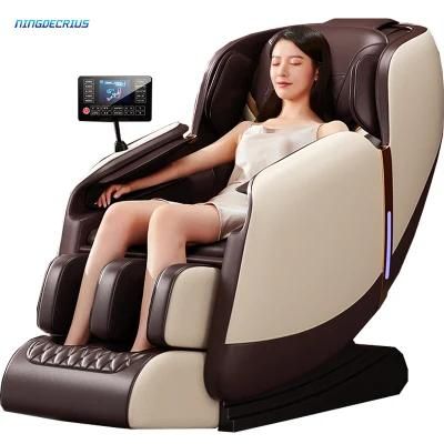 Janpanese 2022 Factory Price 4D Track Automatic Shiatsu Kneading Stretch Electric Recliner Zero Gravity Massage Chair