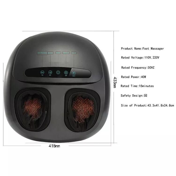 Black, Gold Air Pressure Tahath Carton Bath Foot Massager Machine