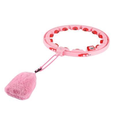 Adjustable Hula Hoop Smart Counting Removable Magnet Waist Massager Fitness Tool
