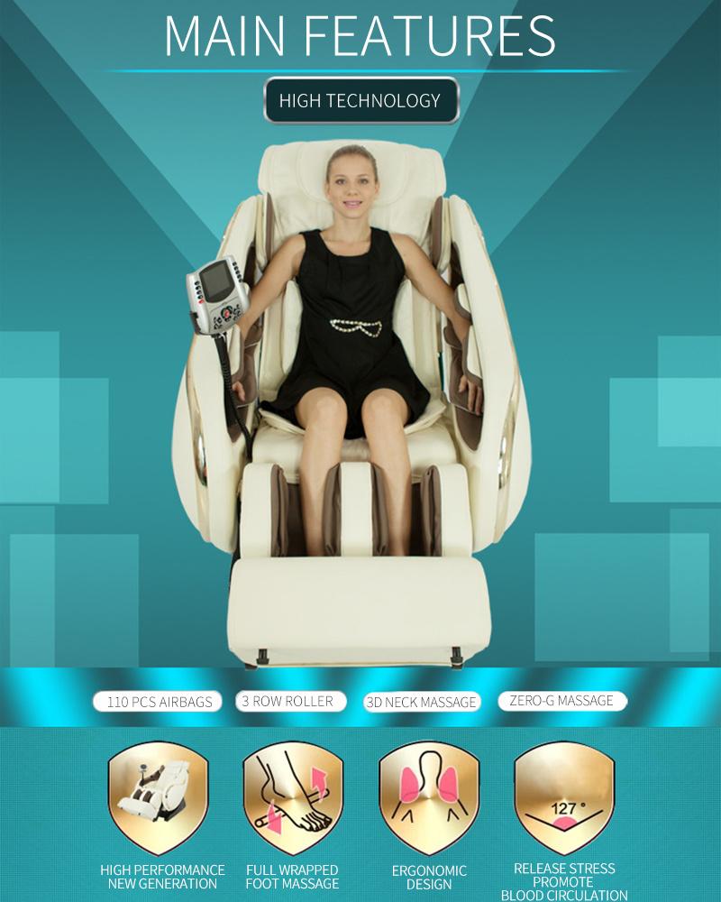 Business Style Best 0 Gravity 3D Massage Chair