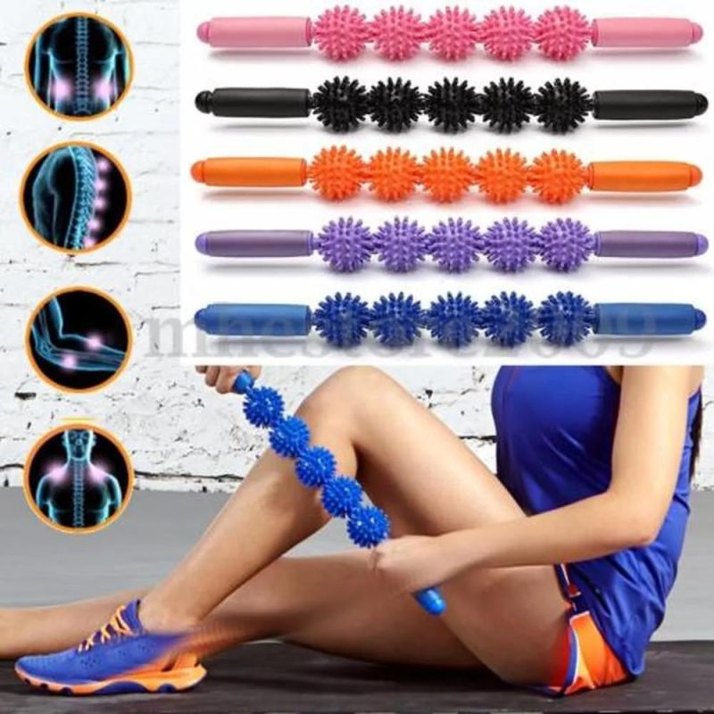 Yoga Massage Stick 16′′ & 20′′ Body Sport Massage Tool Physical Therapy Restore Pressure Point Muscle Roller Fitness Equipment