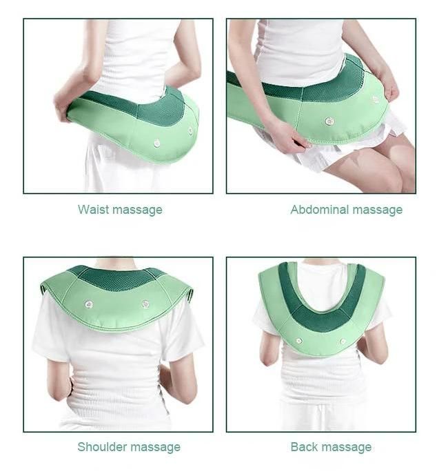 Inflatable Vibration Shiastu Massage Belt with Heat