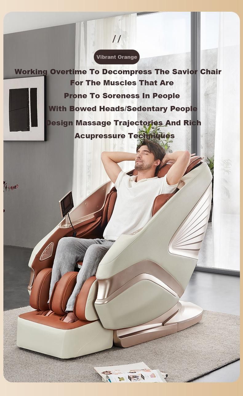 Ningdecrius Best 4D Zero Gravity Full Body SL Track Electric Luxury Office 3D Recliner Folding Shiatsu Cheap Price Massage Chair