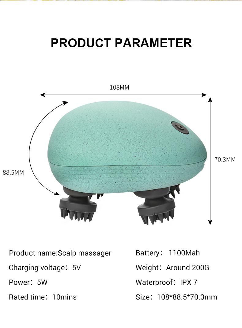 Handheld-Wire Pressure Tahath Carton 17.3*17.3*7.5cm China Electric Brush Scalp Massager