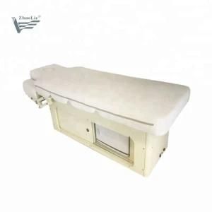 Nuga Ceragem Beauty Salon Furniture Stationary Wooden SPA Massage Table Electric Salon SPA Table (D2013-A)