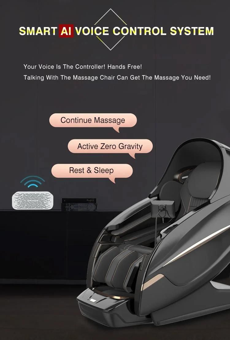New Design Luxury Massage Chair SL Track Zero Gravity Shiatsu 4D Massage Chair for Home Office