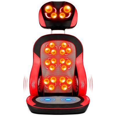 Electric Shiatsu Heating Full Back Body Massager Vibrating Full Body Massage Cushion