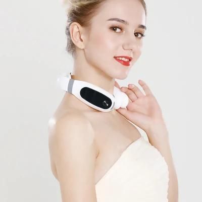 Hezheng Electric Pulse Neck Massager Cervical Vertebra Treatment Instrument Tens Unit Therapy Heated Neck Care Massager