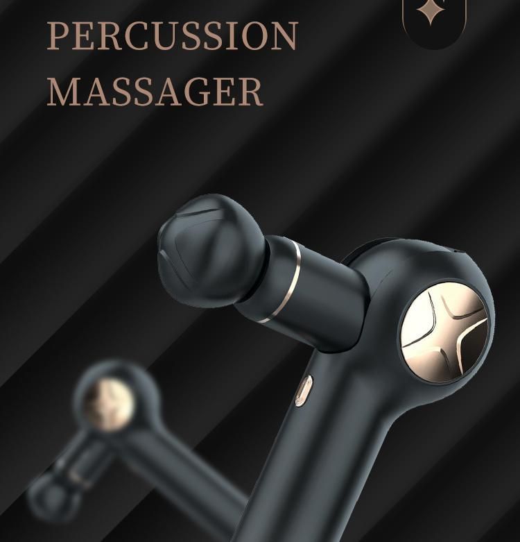 Professional Sports Percussion Massage Gun with Power and Five Speed Level 16.8V 2600mAh Battery