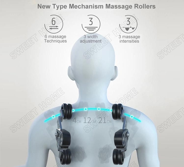New! Luxury Healthcare Vibration Air Pressure Massage Armchair Full Body Shiatsu Office Foot Massage Sofa Chair with Zero Gravity