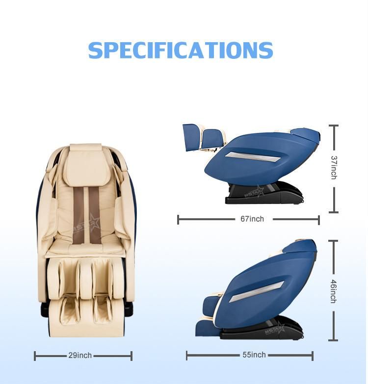 Innovative Design Rolling Rollers Back Massage Chair on Promotion