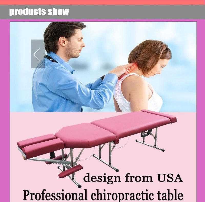 Stainless Steel Portable Chiropractic Table Tuina Table Massage Table Mtl-010