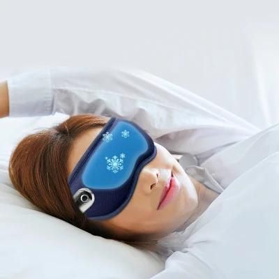 Massage Eye Mask Cold and Hot Ice Mask Heat Eye Mask 3D Sleep Shade Smart Steam Eye Mask