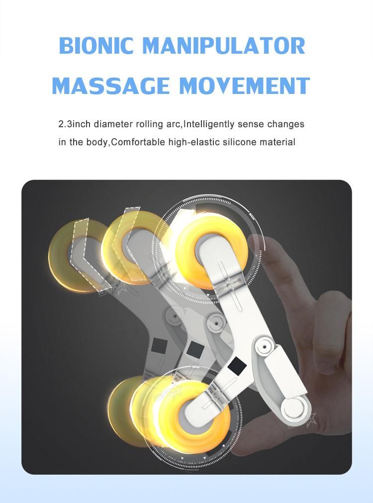 Innovative Design Rolling Rollers Back Massage Chair on Promotion