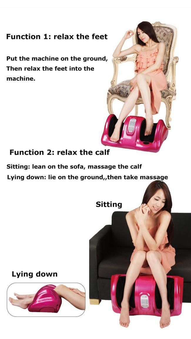 Electric Shiatsu Rolling Kneading Foot Acupoint Massager