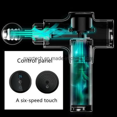2021 New Handheld Electric Cordless Sports Muscle Percussion Massage Fascia Gun