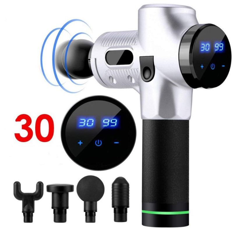 Massage Gun Deep Tissue, Massage Gun 20 Speed Handheld Muscle Massage Gun Percussion Massager with 6 Massage Heads for Body Muscle Massage Pain Relief