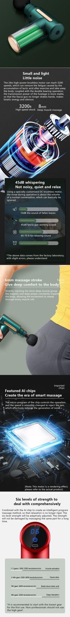 2021 Fascia Gun Muscle Massage Gun