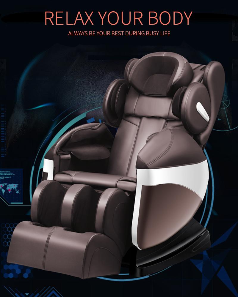 Latest S-Track Zero Gravity Shiatsu Electric Massage Chair