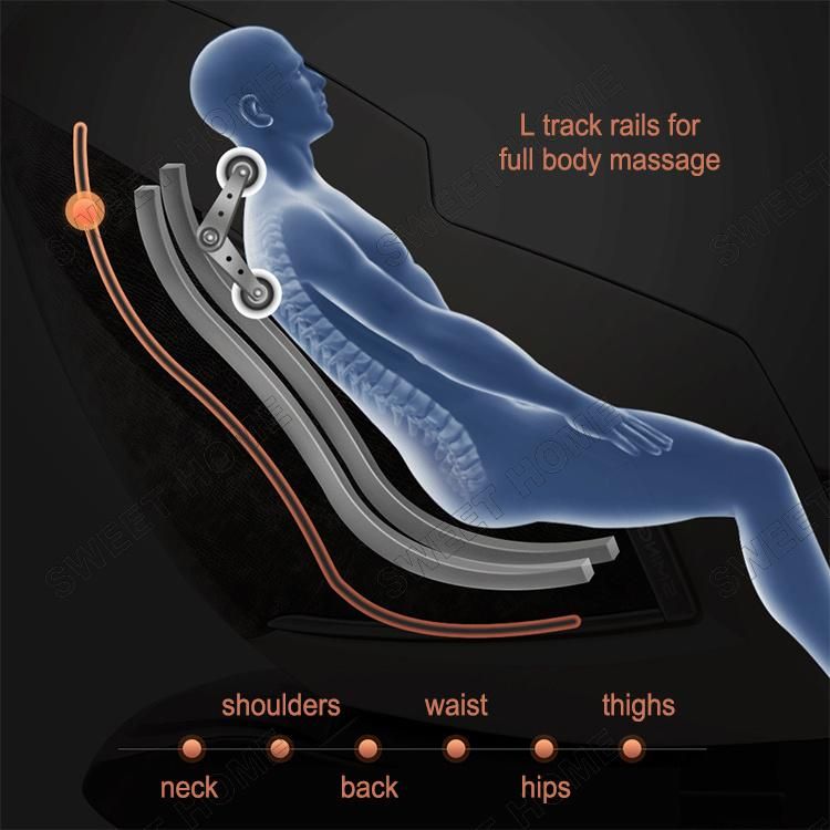Wholesale Luxury Electric Full Body Shiatsu 3D Zero Gravity Recliner SL Track Back Arm Leg Foot Office Sofa Massage Chair